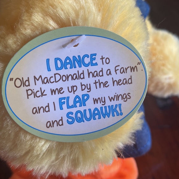 Nat and Jules cluck rooster plush toy motion moving and sound NWT 11 in tall - Picture 8 of 10